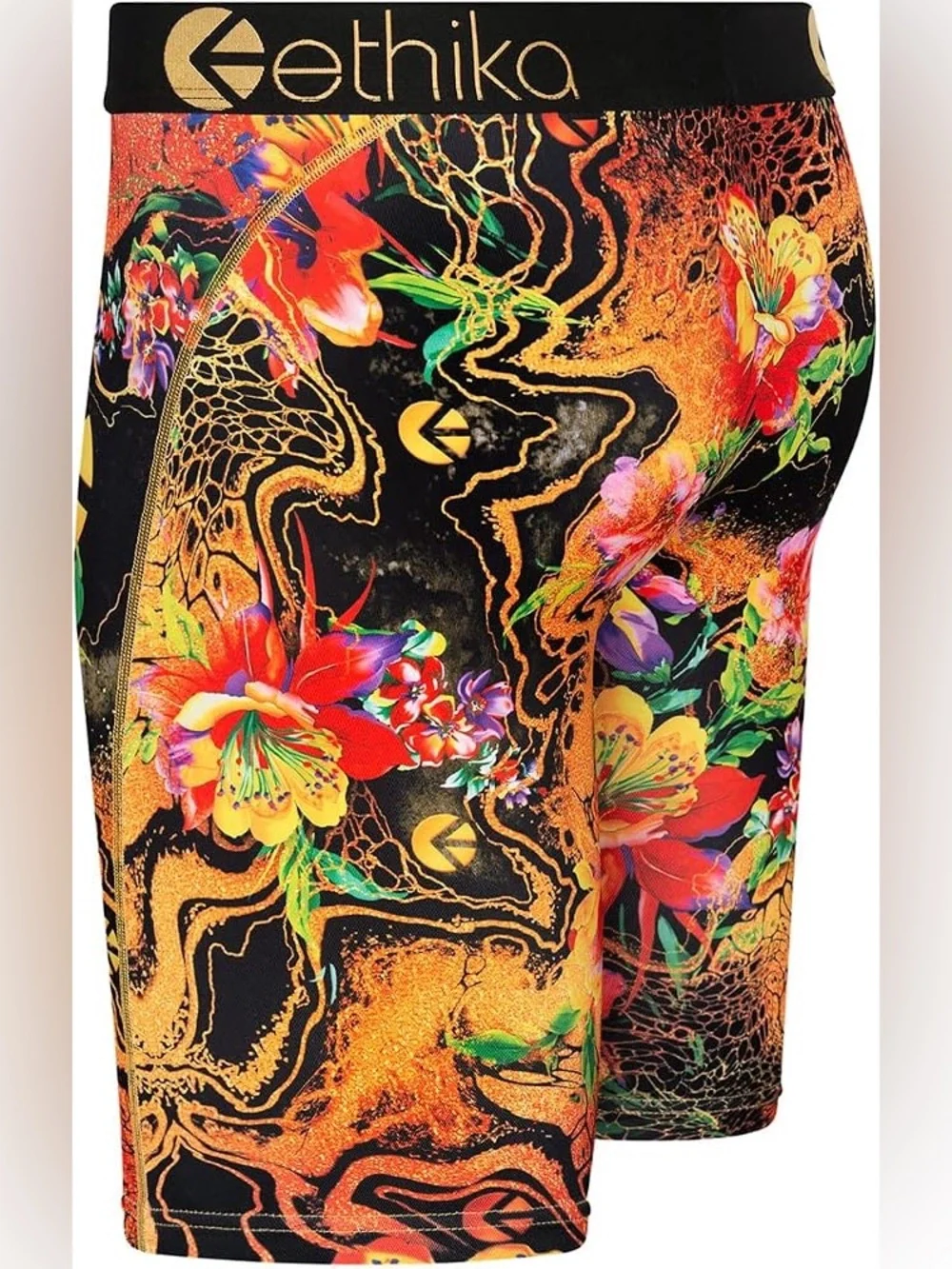 ethika Multicolor Graphic The Staple Boxer Briefs Trio - Blue, Red, Gold